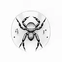 Spider tattoo design idea