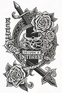 respect integrity honor tattoo design idea