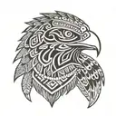 Aztec eagle armband tattoo tattoo design idea