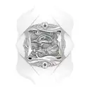 trust issues tattoo design idea