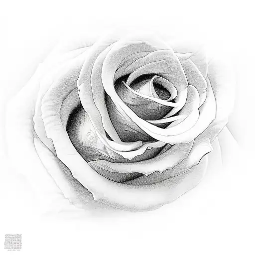 neo traditional roses in clouds tattoo design idea