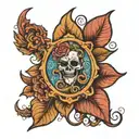 cover up isaac name tattoo design idea
