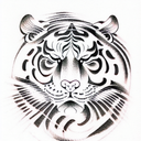 Tiger tattoo design idea