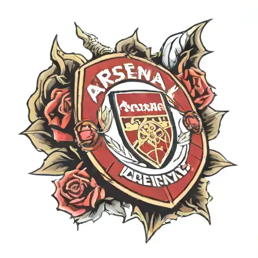 Arsenal fc canon tattoo design idea