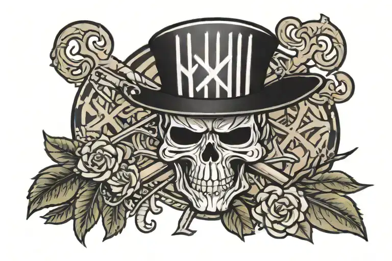 yankee symbol tattoo design idea