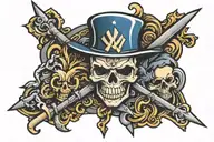 yankee symbol tattoo design idea