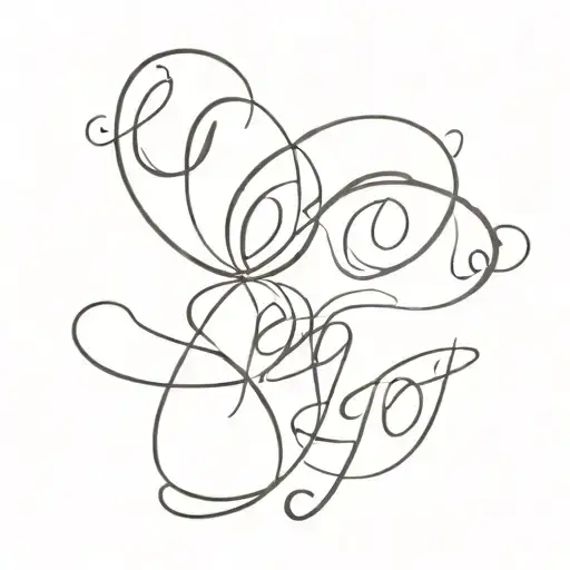 xoxo tattoo design idea