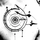 Coordinates tattoo design idea