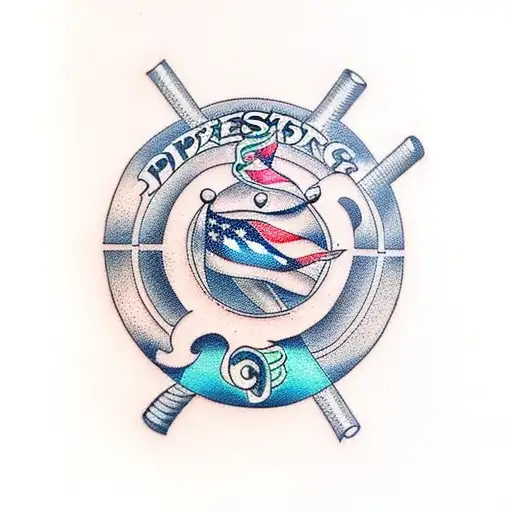 pipe smoke tattoo design idea