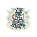 smoke pipe tattoo design idea