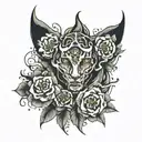 anxiety mental health tattoo design idea