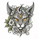 anxiety mental health tattoo design idea