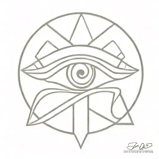 eye of ra tatoo tattoo design idea