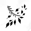 autumn  tattoo design idea