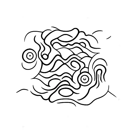Audio Waves tattoo design idea