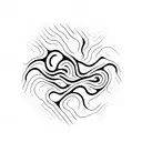 Audio Waves tattoo design idea