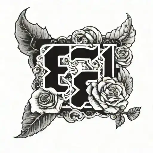text Rosé blackpink IU  tattoo design idea