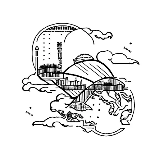 Italy & France  tattoo design idea