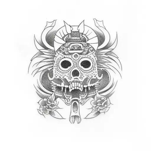 Mictlan  tattoo design idea
