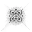 Infinity Symbol tattoo design idea