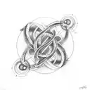 Infinity Symbol tattoo design idea