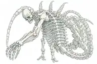 Spinal tattoo design idea