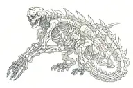 Spinal tattoo design idea