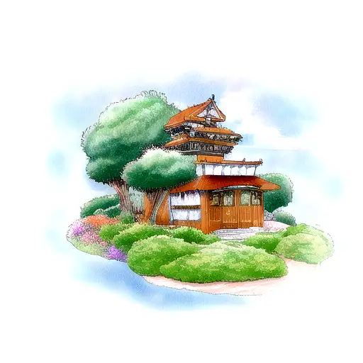 Studio Ghibli tattoo design idea