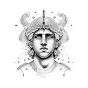 alexander the great tattoo design idea