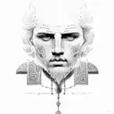 alexander the great tattoo design idea