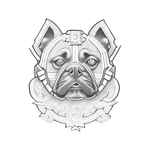 Mississippi state bulldog tattoo design idea