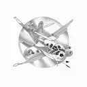 aviation  tattoo design idea