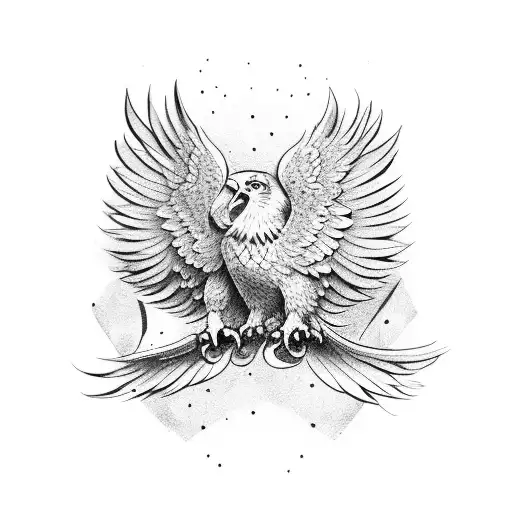 German Eagle tattoo design idea