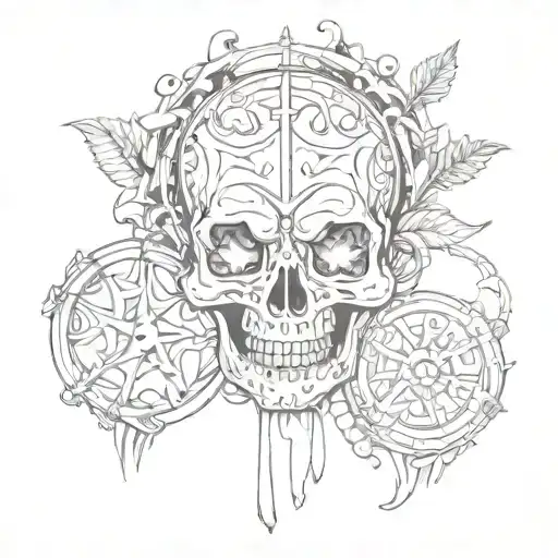chrome hearts   tattoo design idea
