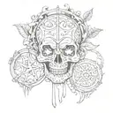 chrome hearts   tattoo design idea
