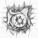 suicide  tattoo design idea