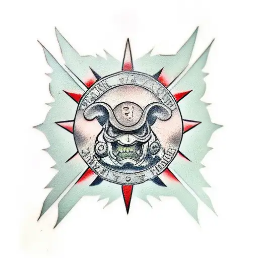 tortuga militar con rueda de tanke tattoo design idea