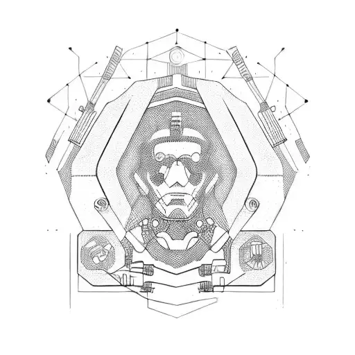 cybernetic communism  tattoo design idea