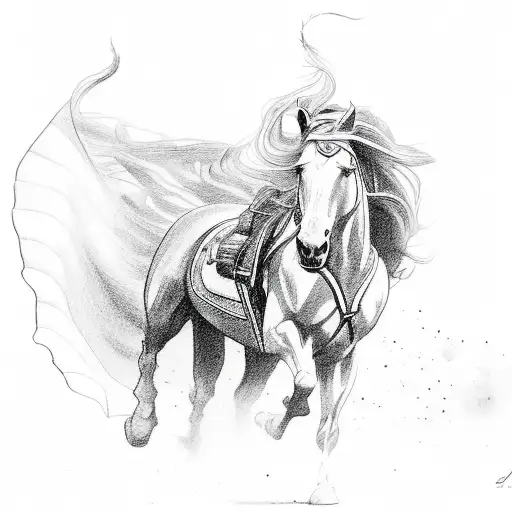 Mustang Car tattoo design idea