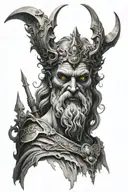 hades Greek god tattoo design idea