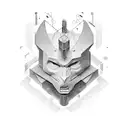 Informatics/modern era in medieval fantasy theme tattoo design idea