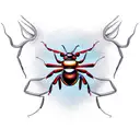 stag beetle tattoo design idea