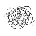 A neuron intertwined with a coffee bean vine tattoo design idea