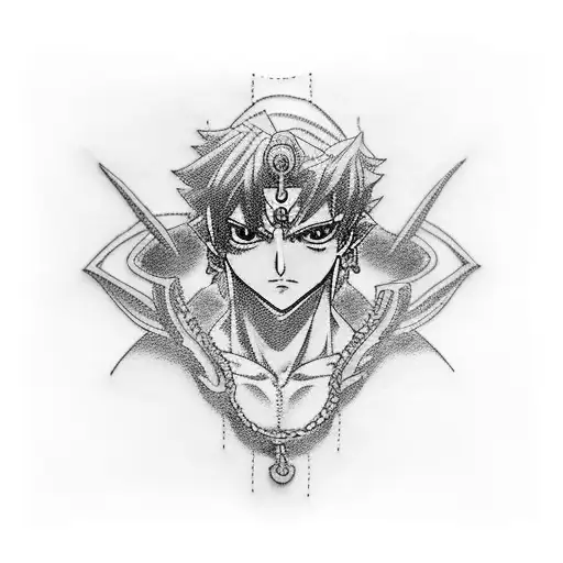 kurapika judgement chain tattoo design idea