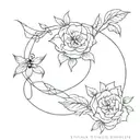 terminal with 011100000111100001110010 tattoo design idea