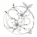 terminal with 011100000111100001110010 tattoo design idea