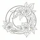 terminal with 011100000111100001110010 tattoo design idea
