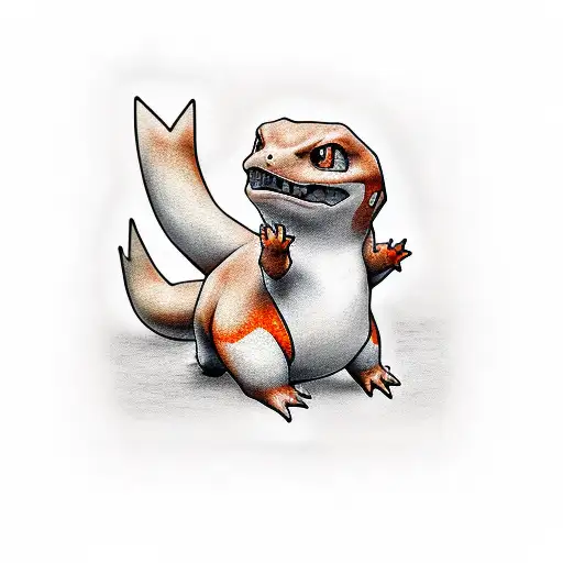 charmander tattoo design idea
