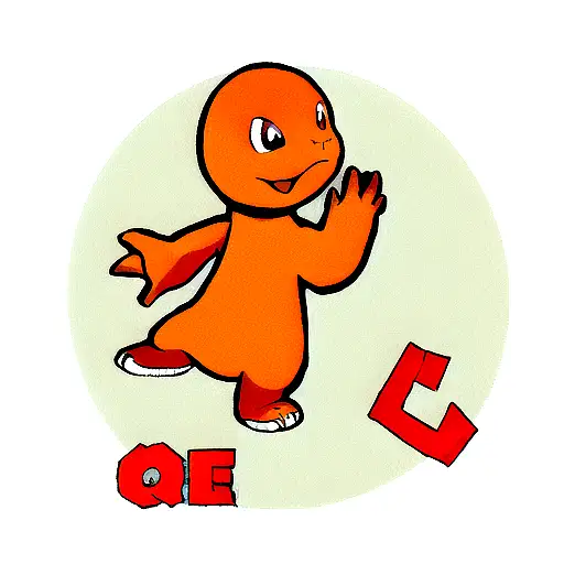 charmander tattoo design idea