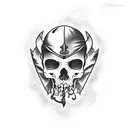 poseidon pulling down a sinking pirate ship tattoo design idea